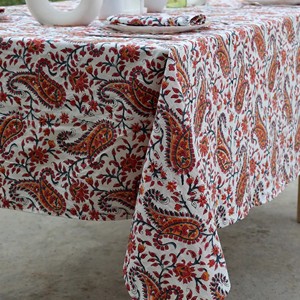 Nappe carrée en coton et lin faite à la main, lavable, couleur unie, personnalisable, pour mariage, hôtel, décoration de la maison - Product Image 4