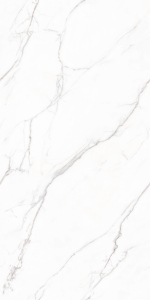 Baldosa de Porcelana Delphine con Aspecto de Mármol Blanco, Moderna, Antibacteriana, Brillante, de 600x1200 mm, para Suelos de Villas, Salas, Baños y Salones - Product Image 2