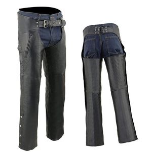Leather Motorcycle <b>Chaps</b> <b>Riding</b> Pants for Bikers Windproof Waterproof Breathable Unisex Plus Size Autumn Racing Wear - Product Image 2