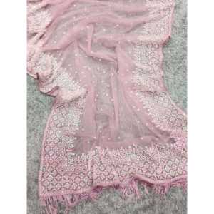 Robes de soirée Belles Paillettes Broderie Travail Fête Porter Saree - Product Image 4