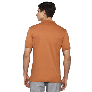 Camiseta Polo de Algodón para Hombre, Estilo Casual Urbano, Manga Corta, con Bordado y Serigrafía, Ligera, de Color Sólido - Product Image 4