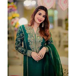 Ensemble haut et bas pour femme avec Dupatta pour fête - Product Image 3