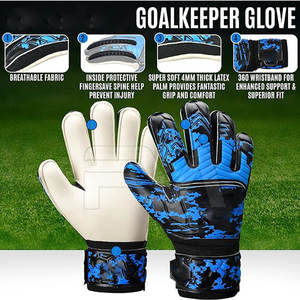Guantes de Portero Sublimados, Guantes de Portero de Bajo Precio, Guantes de Portero de Alta Calidad - Product Image 2