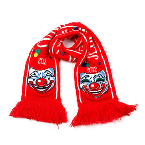 Custom Unisex Acrylic <b>Knitted</b> Sports <b>Scarf</b> Windproof Soccer Fan Muffler, Team & College Spectator Knit <b>Scarves</b> - Product Image 4