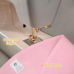 Set di 6 Tovaglie Rosa da 70 Pollici in Lino e Poliestere Lavabili per Tavoli da 30 e 54 Pollici, Decorazioni per Matrimoni e Feste - Product Image 4