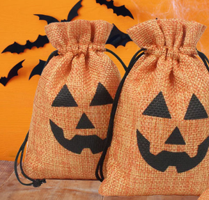 Sac cadeau en toile de jute biodégradable avec cordon de serrage pour les fêtes et les cadeaux de retour - Product Image 3