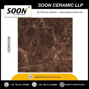 Best Selling Digital Printed Great Emperador 600x600 Matte Porcelain Floor Tiles Rustic Design Non-Slip Exterior Use From India - Product Image 4