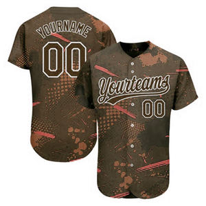 Nuevo Diseño de Camiseta de Béisbol Personalizada de Manga Corta con Nombre y Número del Jugador, Ropa Deportiva Transpirable con Estampado por Sublimación para Hombre - Product Image 6