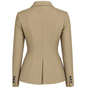 Veste d'équitation kaki pour femme, blazer de compétition classique, manteau d'équitation sur mesure, vêtements de mode en gros - Product Image 2