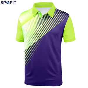 เสื้อโปโลกีฬาแบบซับลิเมชั่นสั่งทำพิเศษ เสื้อโปโลผู้ชายสำหรับออกกำลังกาย ระบายอากาศได้ดี แห้งเร็ว เสื้อโปโลแขนสั้นสั่งทำพิเศษ - Product Image 3