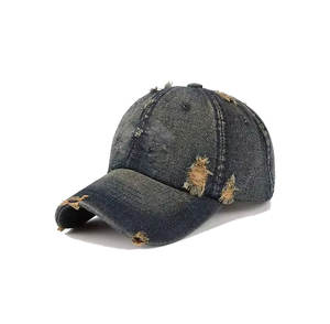 Gorra de Béisbol Premium Impermeable para Exteriores, de Algodón Desgastado, con Bordado 3D Personalizado, Hebilla de Plástico, Estilo Vintage - Product Image 2