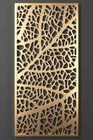 Paravent décoratif moderne en métal découpé au laser, panneau de séparation, motif Art Déco, translucide, multifonctionnel, imperméable