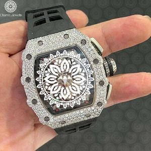 Montre mécanique en acier inoxydable Charm, boîtier de 40 mm, cristal saphir, analogique, luxe, mode masculine, chronographe, mouvement automatique, 10 bars - Product Image 1