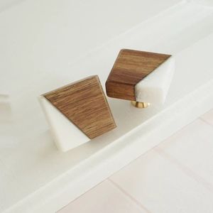 Boutons en résine au design élégant, boutons en résine et bois, boutons de meuble en résine, boutons de tiroir en résine, boutons en bois, prix de gros direct usine - Product Image 3