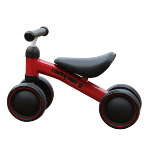 Hermosa Bicicleta de Equilibrio Amarilla de 4 Ruedas para Bebés, Scooter para Niños Pequeños con Asiento Blanco - Product Image 5