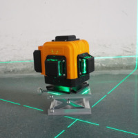 Outil laser 3D à 12 lignes vertes auto-nivelantes, 360 degrés, professionnel, industriel, horizontal, bricolage