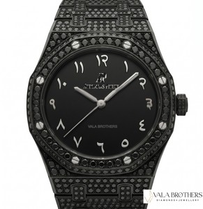 นาฬิกา Audemars Piguet หรูหรา ตัวเรือนโลหะผสม ประดับเพชรโมอิสซาไนต์ ควอตซ์ คริสตัลแซฟไฟร์ สไตล์สปอร์ต สำหรับผู้ชายและผู้หญิง ดีไซน์แบบฮิปฮอป พรีเมียม - Product Image 4