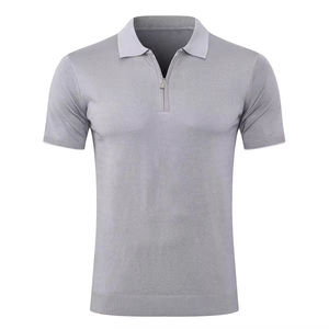 Camiseta de Manga Corta para Hombre, Estilo Casual de Verano, 100% Algodón de Alta Calidad, Secado Rápido, Transpirable, con Patrón de Rayas en Contraste - Product Image 5