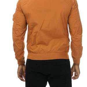 Breathable High Quality Full Sleeves Stand Collar Bomber Best Design <b>Men</b> Bomber <b>Jacket</b> Customized Logo Printing <b>Lightweight</b> - Product Image 5