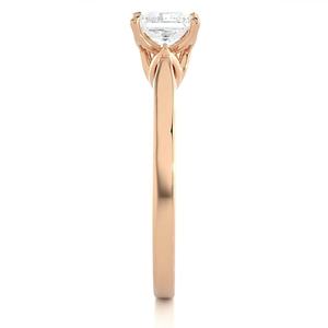 Anillo de bodas eterno de diamante creado en laboratorio de moda con ajuste de 4 puntas de forma cuadrada de oro sólido personalizado para fiestas proveedor directo - Product Image 3