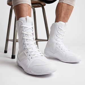 Dumela Adult Customizable Boxing <b>Boots</b> Leather <b>High</b> <b>Top</b> Training Shoes Eco-Friendly Breathable Comfortable Durable - Product Image 4