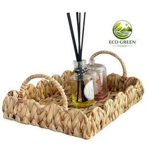 Panier en jacinthe d'eau fait main, naturel, écologique, panier de rangement, Vietnam, OEM ODM disponible - Product Image 4