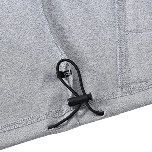 Survêtement gris pour homme Saleh Enterprises, fermeture éclair intégrale, col montant, vêtements de sport décontractés avec poches latérales, respirant - Product Image 4