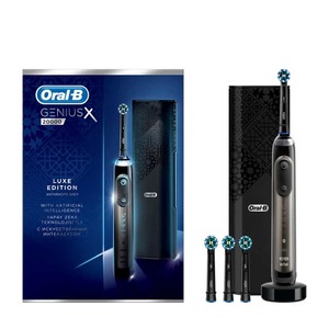 Cepillo de Dientes Eléctrico Recargable Inteligente Oral B Genius X 20000 Negro con Cabezal Redondo para la Higiene Bucal Diaria - Product Image 4
