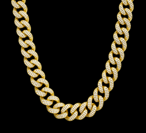 สร้อยคอเงินแท้ 925 สีขาวแบบ Cuban Link ประดับเพชรโมอิสซาไนต์ สไตล์ฮิปฮอป รับรองโดย IGI เครื่องประดับสำหรับทุกเพศ - Product Image 4