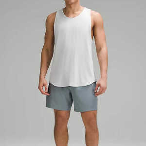 Camiseta sin mangas deportiva Hawk Eye para hombre, blanca, 100% algodón, cuello redondo, informal, transpirable, tejida, para correr - Product Image 6