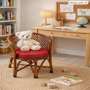 Fauteuil en rotin au design moderne avec pieds coniques pour la maison, le jardin et les cafés – Durable et confortable, logo en relief - Product Image 2