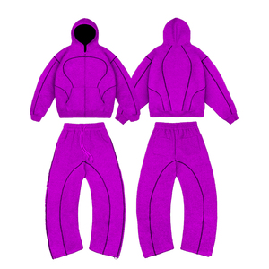 Ensemble de survêtement pour homme |   Vêtements de sport personnalisés : veste et pantalon |   Combinaison d'entraînement respirante - Product Image 2