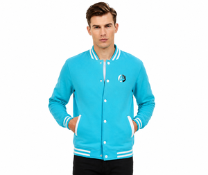 Mens varsity jacket <b>crafted</b> with premium fabric offering stylish warmth durable comfort and a timeless sporty everyday fashion - Product Image 1