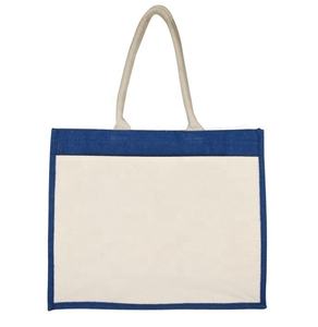 Sac fourre-tout en toile de coton surdimensionné personnalisé en gros sac à provisions écologique pour la plage avec sérigraphie - Product Image 1