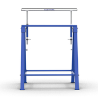 Table de travail portable à chevalet pliant en acier Ausavina AFS3139