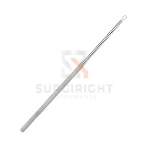 Professional Billeaud <b>Ear</b> Loops Stainless Steel <b>Ear</b> Wax Removal Tool <b>Ear</b> Cleaner <b>Pick</b> Curette by Blush Surgical - Product Image 1