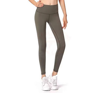 Women's High-Waisted Breathable <b>Leggings</b> with Custom Logo Multi-Pocket OEM Sports Workout Gym Fitness Custom Printing <b>Legging</b> - Product Image 5
