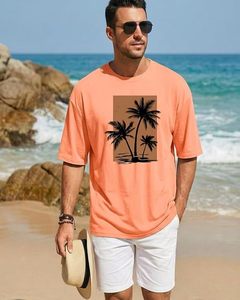 เสื้อยืดโอเวอร์ไซส์ผ้าฝ้ายแท้ 100% น้ำหนัก 220 กรัม พิมพ์ลายตามสั่งที่ไหล่ สไตล์ฮิปฮอป ไซส์พลัส ผ้าฝ้ายแท้ 100% ทรงบ็อกซี่ สำหรับผู้ชาย - Product Image 2