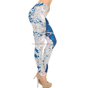 Leggings personnalisés pour femmes, pantalons de yoga, taille haute, vêtements de sport, leggings pour unisexe, leggings d'entraînement, personnalisation disponible - Product Image 2