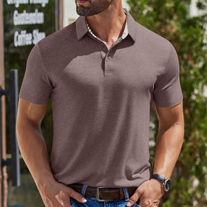 Chemises Polo de Golf pour Hommes de Haute Qualité 100% Polyester, Respirantes, Séchage Rapide, Personnalisées, Fabriquées sur Mesure pour un Usage Casual - Product Image 3