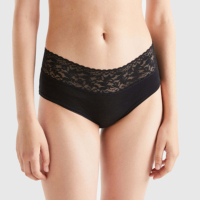 Braguitas de Bikini Triangulares de Encaje Sólido para Mujer, Nuevas, Sexys, Talla XXL/XXXL, Transpirables, de Seda Tejida, Ecológicas, Duraderas