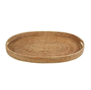 Latest Rattan Serving Storage <b>Tray</b> For Coffee Snacks <b>Breakfast</b> Trending Cane Farmhouse Serving <b>Tray</b> For Kitchenware & Tableware - Product Image 1