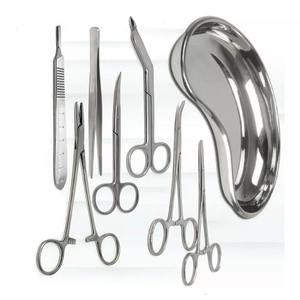 Kit d'instruments de chirurgie mineure de base de qualité supérieure, 8 pièces, avec plateau réniforme, ensemble d'outils chirurgicaux en acier inoxydable par Dentavex - Product Image 4