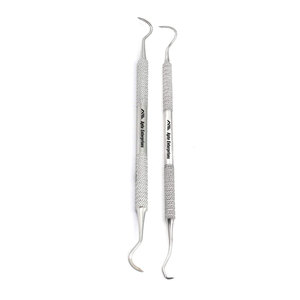 Kit d'instruments dentaires professionnels en acier inoxydable pour détartrage antérieur et postérieur, outils de détartrage en forme de faucille pour plaque et tartre - Product Image 3