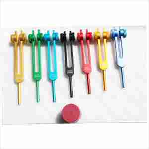 Juego Completo de 7 Diapasones de Aluminio para Sanación, Yoga, Terapia Espiritual y Masaje Sonoro con Bolsa de Almacenamiento - Product Image 2