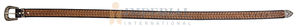 2026 New <b>Western</b> Stylish Full Grain Leather <b>Belt</b> Vintage Alloy Buckle Geometric Pattern Durable Casual Eco-Friendly <b>Belt</b> For Men - Product Image 4