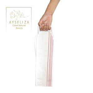 สำหรับ ayseliza เส้นใยขัดหลังร่างกายขัดผิวขัดผิวสายฝักบัวถุงมือผิวที่ตายแล้วสิวหัวสีดำรังบวบแปรงอาบน้ำสีดำ WH" - Product Image 3
