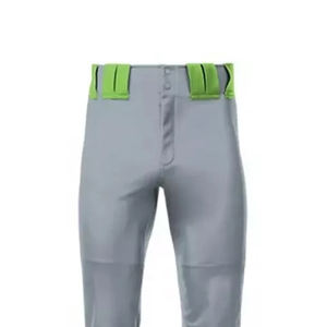 Pantalon de baseball OEM, uniforme d'équipe, manches courtes, imprimé, séchage rapide, respirant, taille élastique, polyester extensible, fournisseur d'articles de sport - Product Image 4