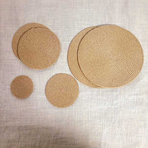 Manteles de mesa de Yute natural 100%, manteles individuales reutilizables ecológicos para hoteles directos desde Bangladesh - Product Image 3