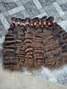 Extensiones de Cabello Humano Remy Virgen Rizado al por Mayor, Doble Trama, Tejido a Máquina, Ondulado Profundo Suelto Indio, Sin Enredos ni Caída - Product Image 1